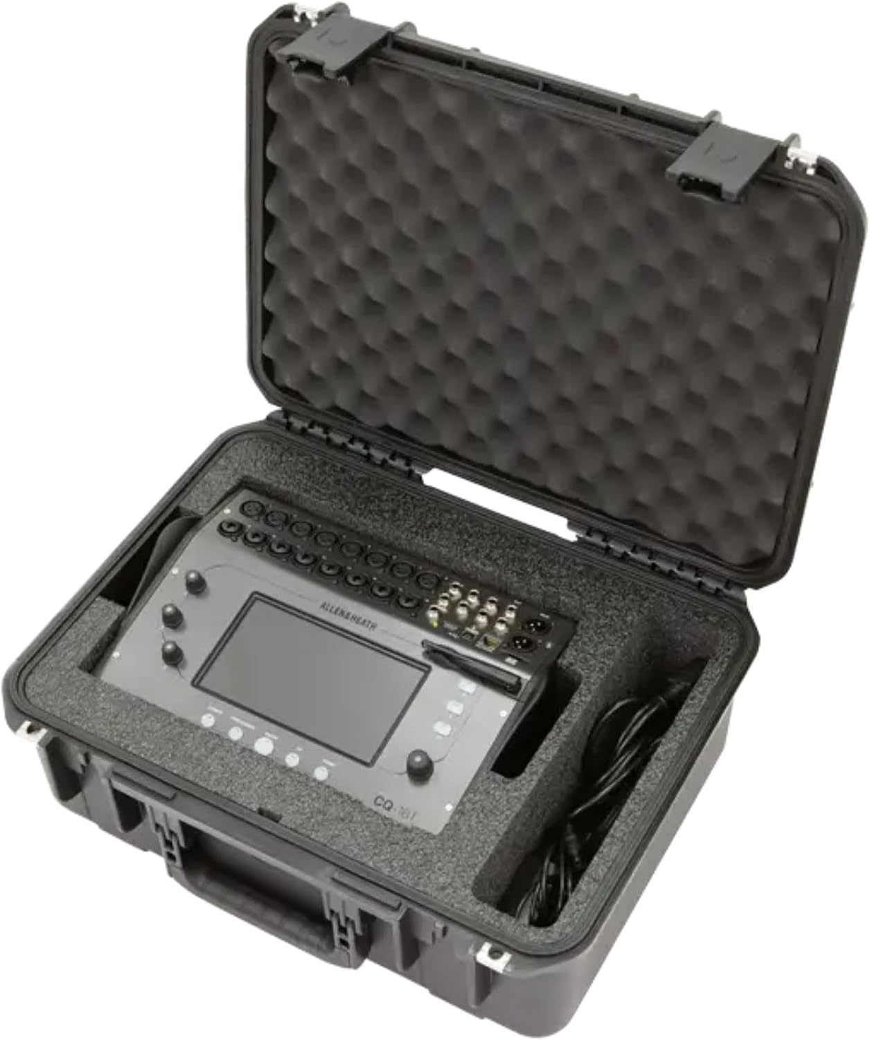 SKB iSeries Allen & Heath CQ-12T or CQ-18T Mixer Waterproof Hard Case, Polypropylene Shell with Custom Foam Interior and Internal Side Pocket