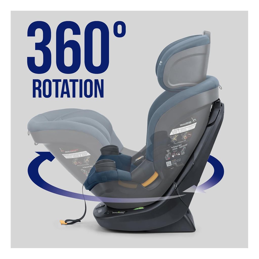 Chicco Fit360® SE ClearTex® Rotating Convertible Toddler Car Seat with 360 Degree Rotation for Rear-Facing and Forward-Facing Usage (No Infant Insert Included) | Lupine/Purple