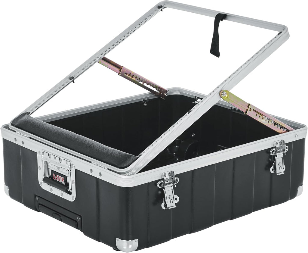 Gator Cases Molded Pop-Up Mixer Case w/Wheels; 12U; 6.5' Deep (G-MIX-12 PU)