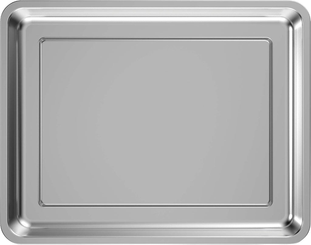 Megachef 10 in 1 Electronic Multifunction 360 Degree Hot Air Technology Countertop Oven, Silver Chrome, 25 Liter Capacity