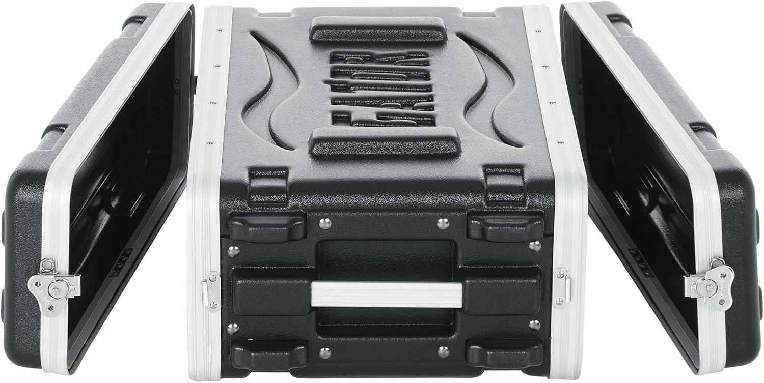 Gator Cases Lightweight Molded 3U Rack Case with Heavy Duty Latches, Shallow 14.25' Depth (GR-3S)