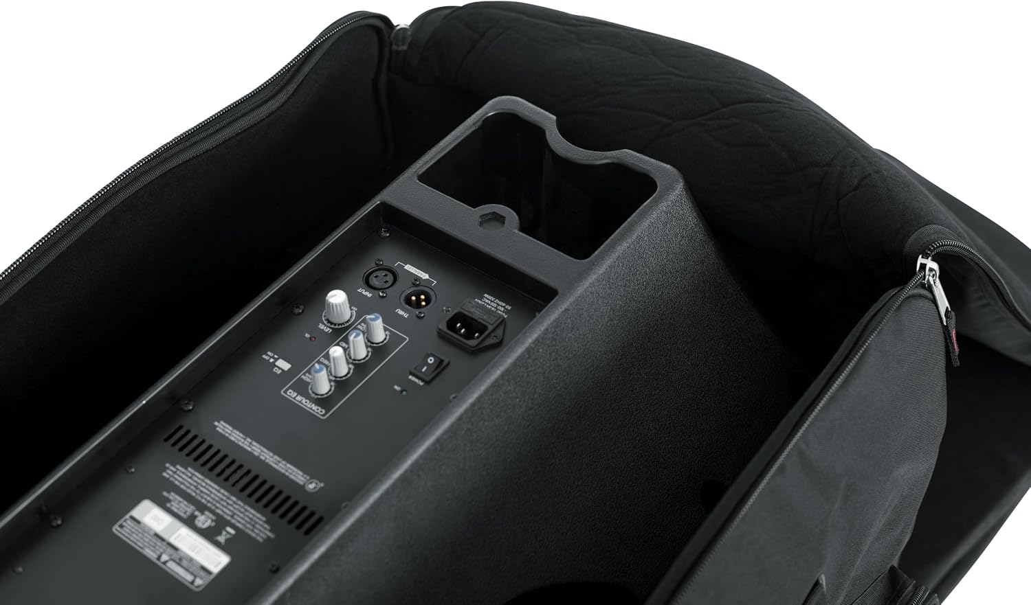 Gator Cases Rolling Speaker Bag for Standard Format 15' Loudspeakers with Retractable Pull Handle (GPA-715)
