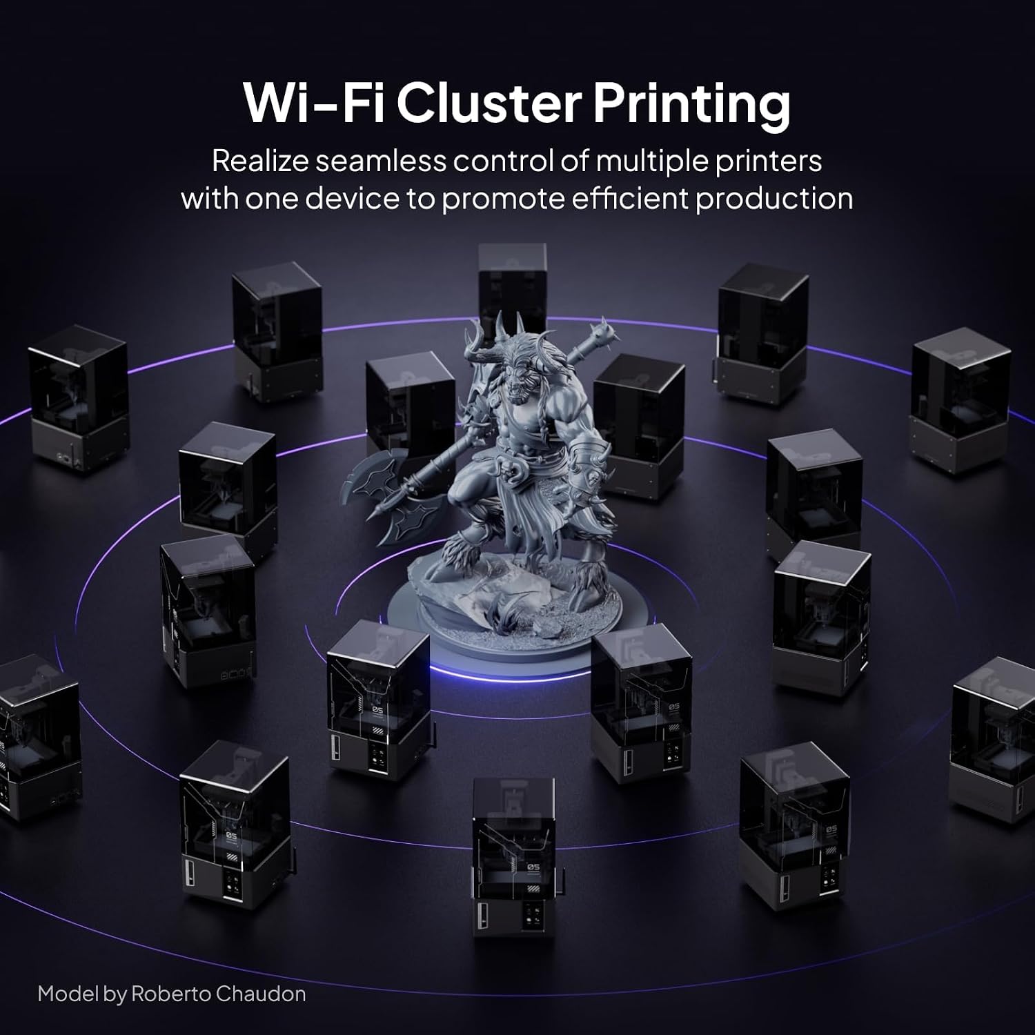 ELEGOO Mars 5 Ultra Resin 3D Printer with 7' 9K Mono LCD, 150mm/h High Speed Printing, Smart Automatic Leveling, Intelligent Detection, WiFi-Transfer, Printing Size of 6.04 × 3.06 × 6.49 inch