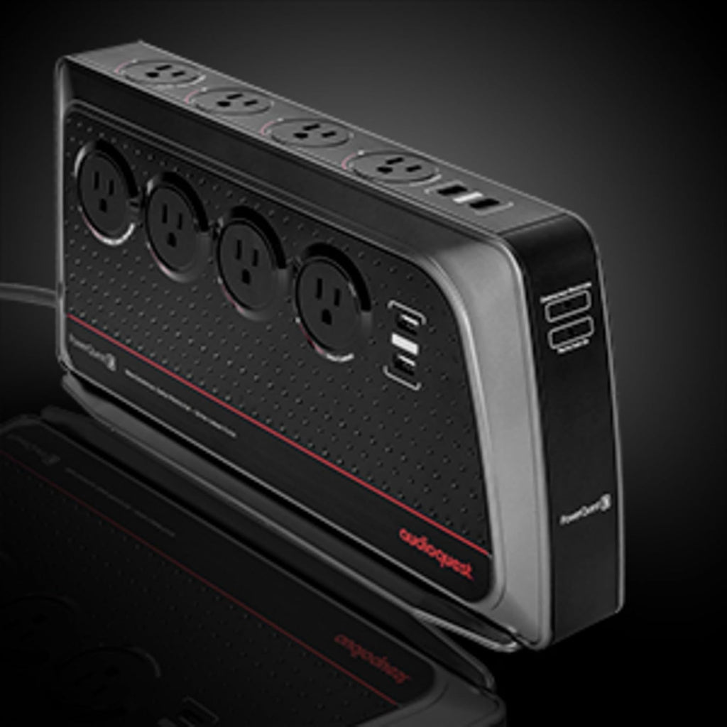 AudioQuest PowerQuest 3 8-Outlet Power Conditioner & Non-Sacrificial Surge Protector