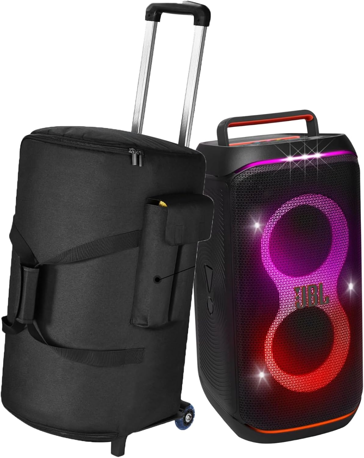 Trolley Bag for JBL Partybox 120 Audio, JBLS Partybox 120 Outdoor Karaoke Specialized Travel Bag, Portable Speaker Trolley Bag, Multi-function Storage Bag