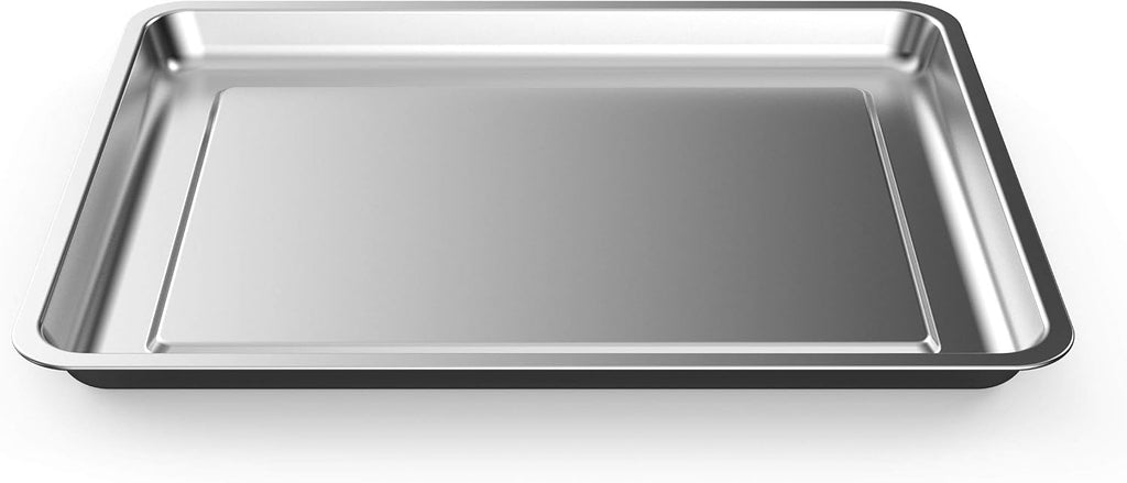 Megachef 10 in 1 Electronic Multifunction 360 Degree Hot Air Technology Countertop Oven, Silver Chrome, 25 Liter Capacity
