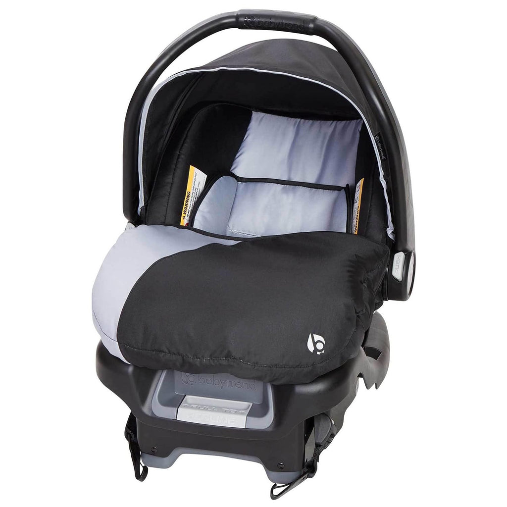 Baby Trend Infant and Toddler Double Stroller & Car Seat Combo, 2 Pc Set, Stormy - Portable and Lightweight Stroller Duo and Car Seat Travel System Tandem