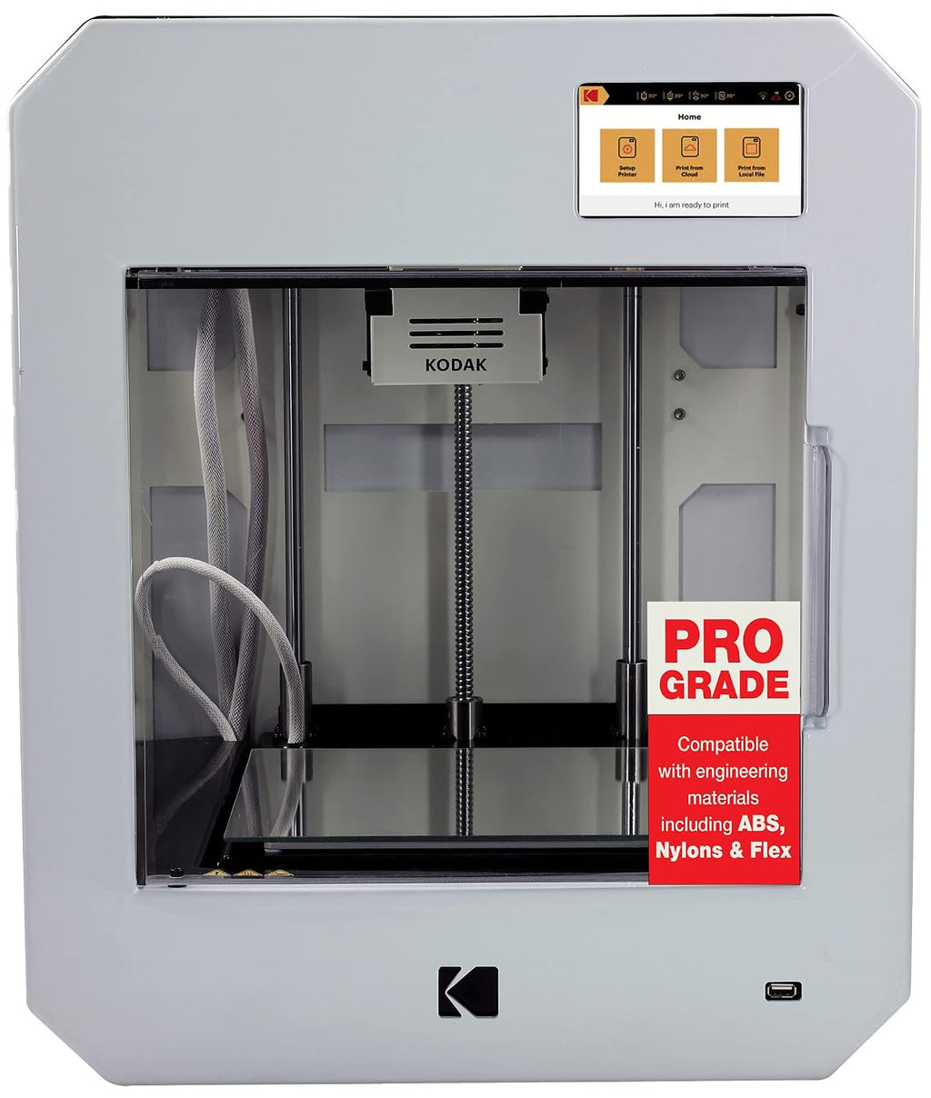 Kodak 3D Printer Portrait, White, 21.1 x 20.7 x 20.7 in