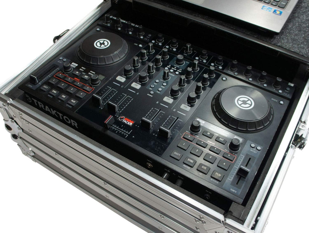 Harmony Audio HCTKS4LT Flight Glide Laptop Stand Travel DJ Custom Case Compatible with Numark Mixtrack