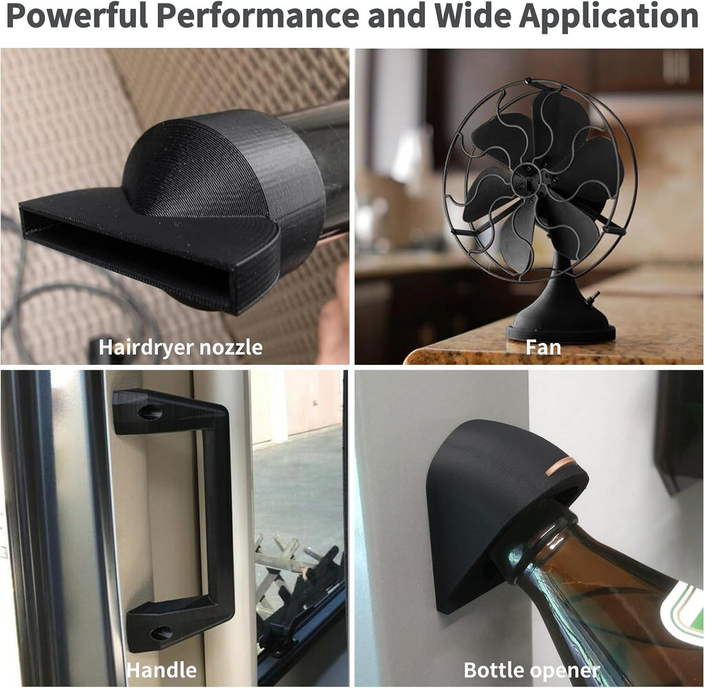 IEMAI PC-CF 3D Printer Filament 1.75mm Bundle 5KG, Matte Black Carbon Fiber Reinforced Polycarbonate with Superior Strength & Rigidity, Impact & High-Temperature Resistant