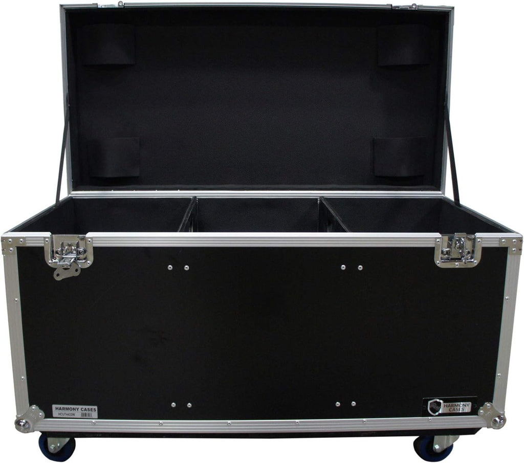Harmony Audio HCUT4422W Pro Audio DJ Touring 44x22x22 Utility Road Trunk Case Wheels