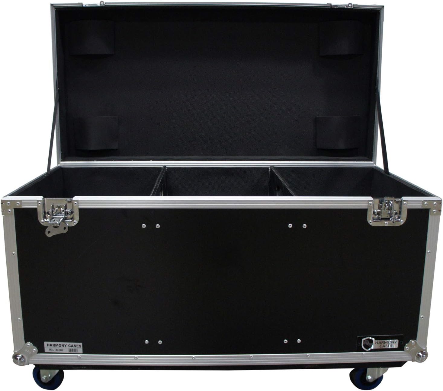 Harmony Audio HCUT4422W Pro Audio DJ Touring 44x22x22 Utility Road Trunk Case Wheels