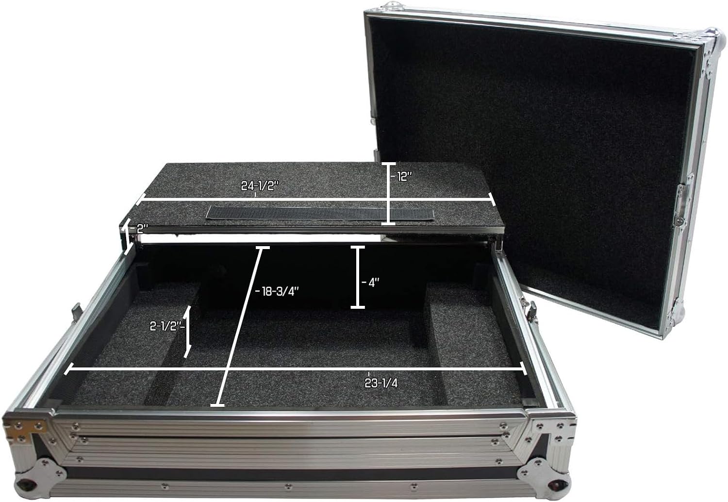 Harmony Audio HCTKS8LT Flight Glide Laptop Stand Custom Case Compatible with Traktor Kontrol S8
