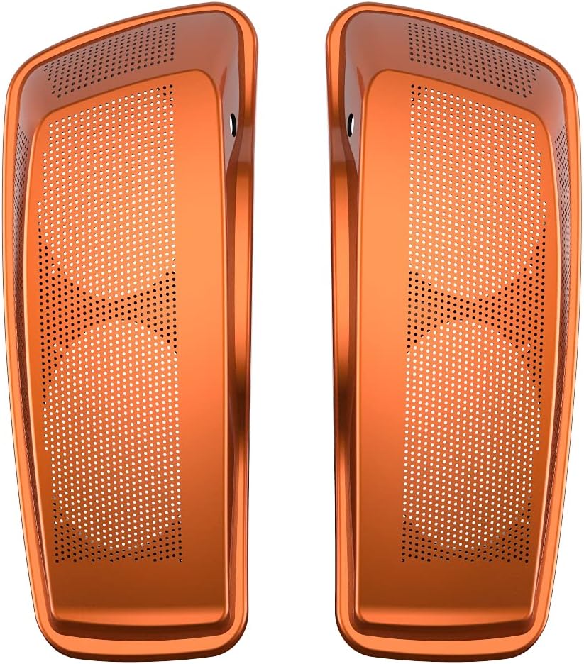 Advanblack Saddlebag Dual 6x9 Speaker lids, Audio Covers Fit for H-D Touring, Road Glide, Street Glide Special, Road King, 2014 2015 2016 2017 2018 2019 2020 2021 2022 2023