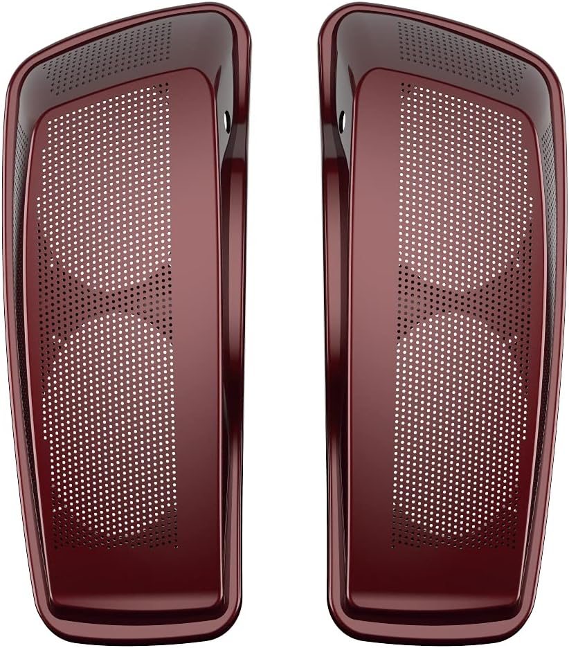 Advanblack Mysterious Red Sunglo Saddlebag Dual 6x9 Speaker lids, Audio Covers Fit for H-D Touring, Road Glide, Street Glide Special, Road King, 2014 2015 2016 2017 2018 2019 2020 2021 2022 2023