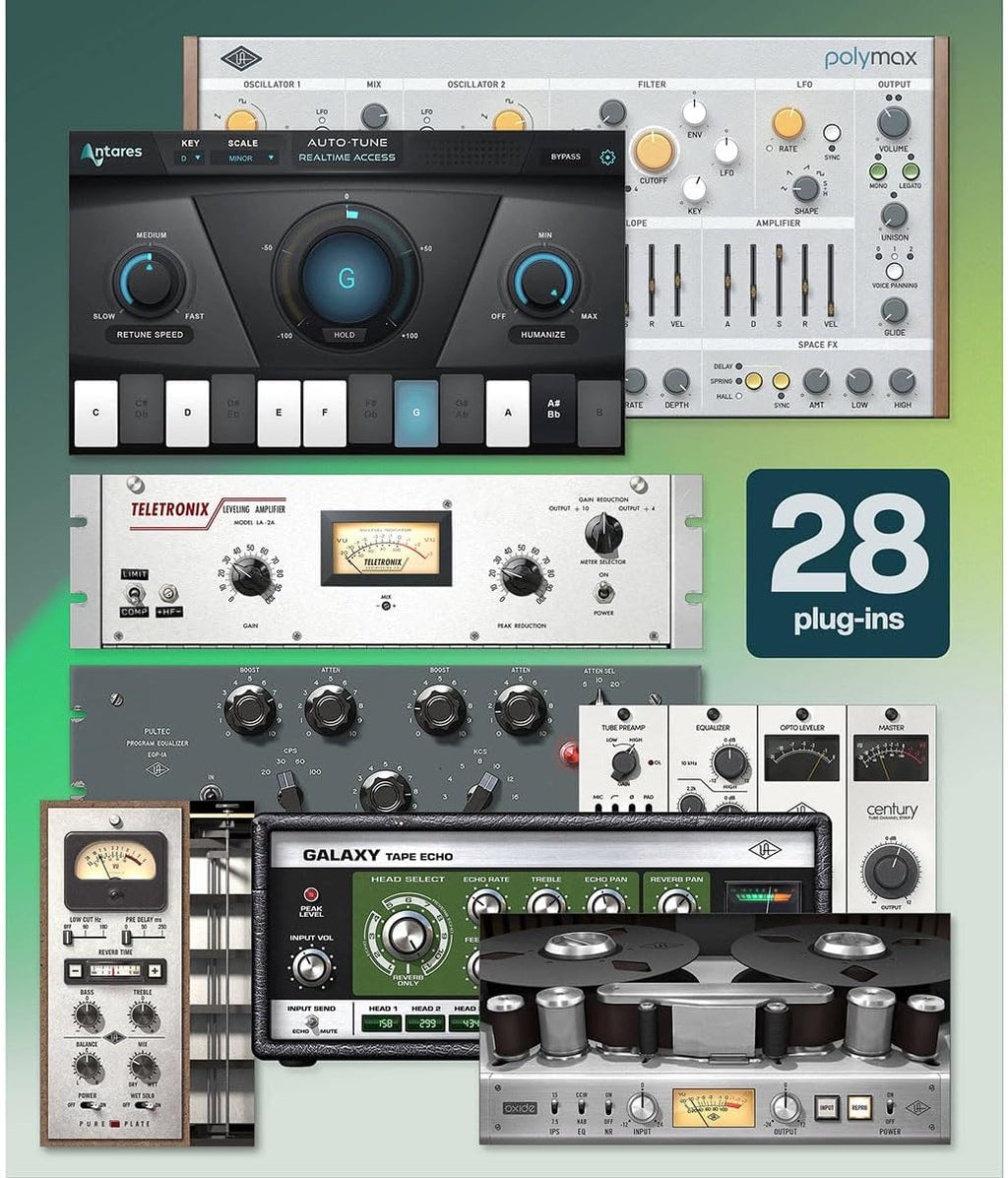 Universal Audio Apollo x16D Rackmount Thunderbolt 3 Audio Interface with Dante and Essentials+ Pug-Ins