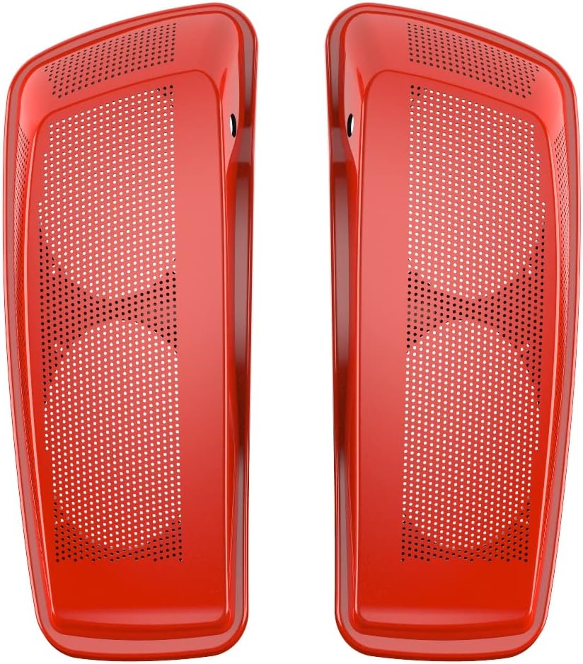 Advanblack Saddlebag Dual 6x9 Speaker lids, Audio Covers Fit for H-D Touring, Road Glide, Street Glide Special, Road King, 2014 2015 2016 2017 2018 2019 2020 2021 2022 2023