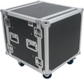 10 Space (10U) ATA Rack Amp Road Shock Mount Case (20' Deep) w/ Casters