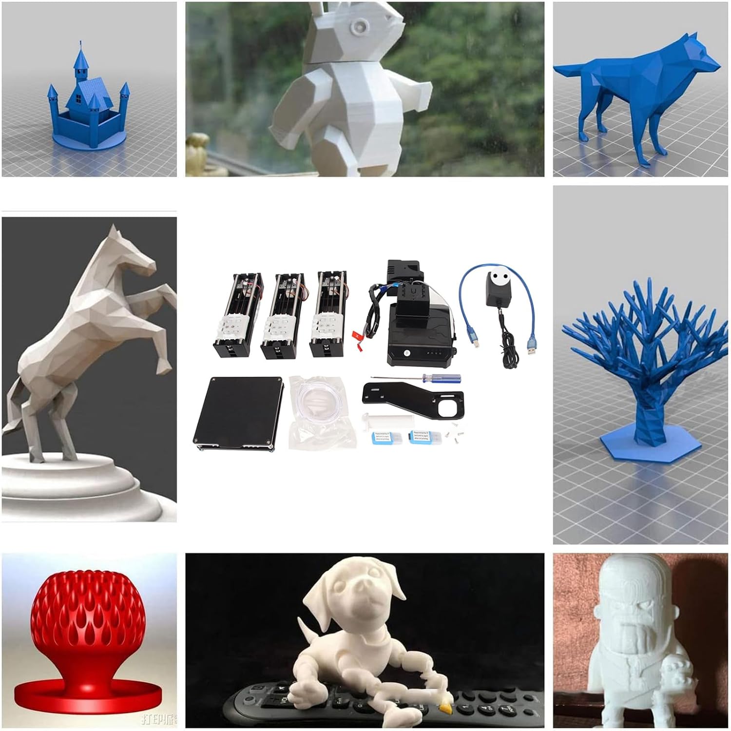 3D Printer for Kids and Beginners - Desktop Entry-Level 3D Printer with High Printing Accuracy, 100x100x100mm Print Volume