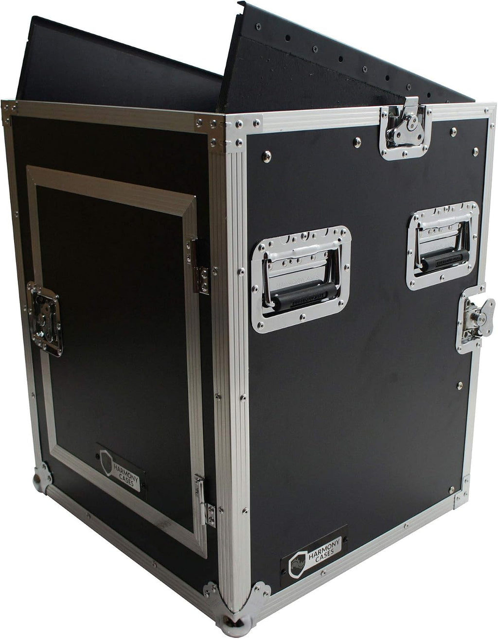 Harmony Audio Case HCM12U DJ Pro Audio 10U Slant Top 14U Vertical Mixer Rack Case