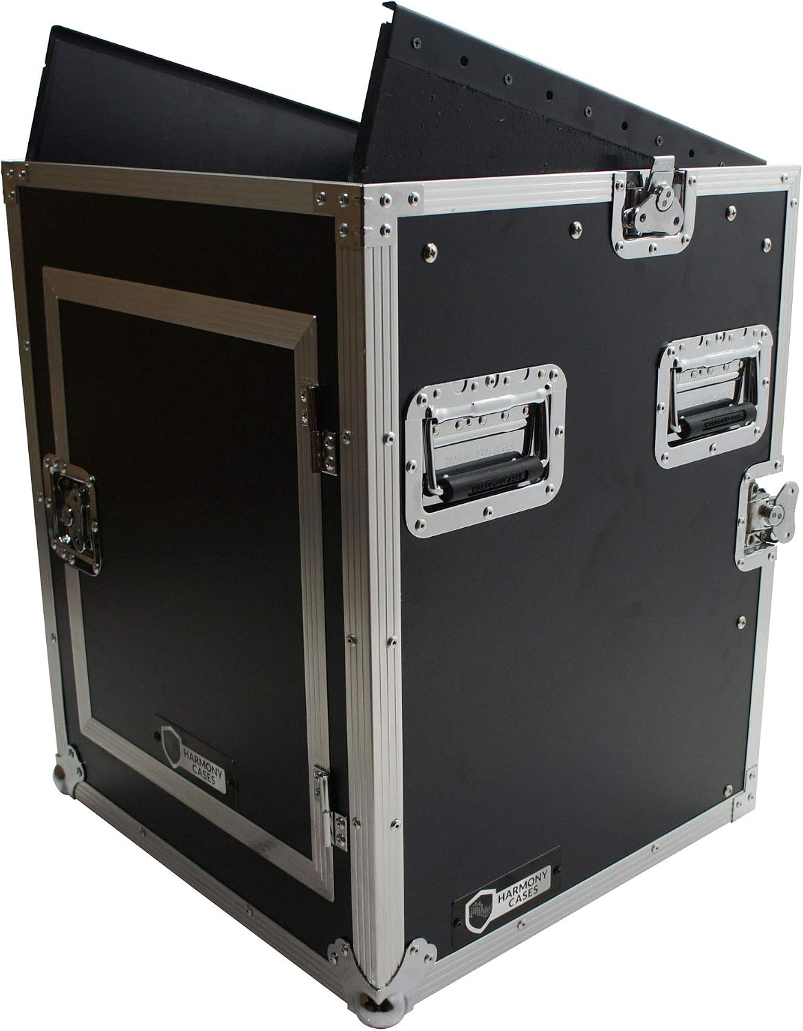 Harmony Audio Case HCM12U DJ Pro Audio 10U Slant Top 14U Vertical Mixer Rack Case
