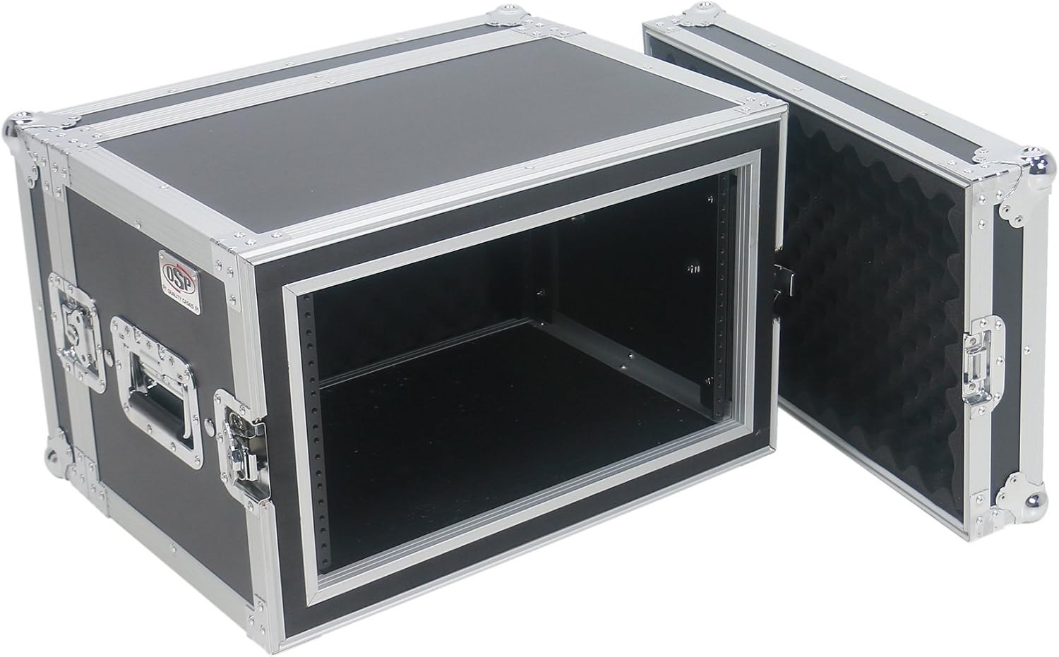6 Space (6U) ATA Rack Effects Road Shock Mount Case (14' Deep)