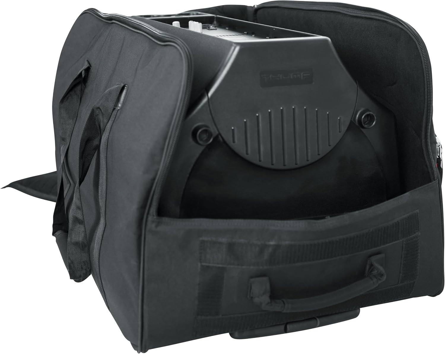 Gator Cases Rolling Speaker Bag for Standard Format 15' Loudspeakers with Retractable Pull Handle (GPA-715)