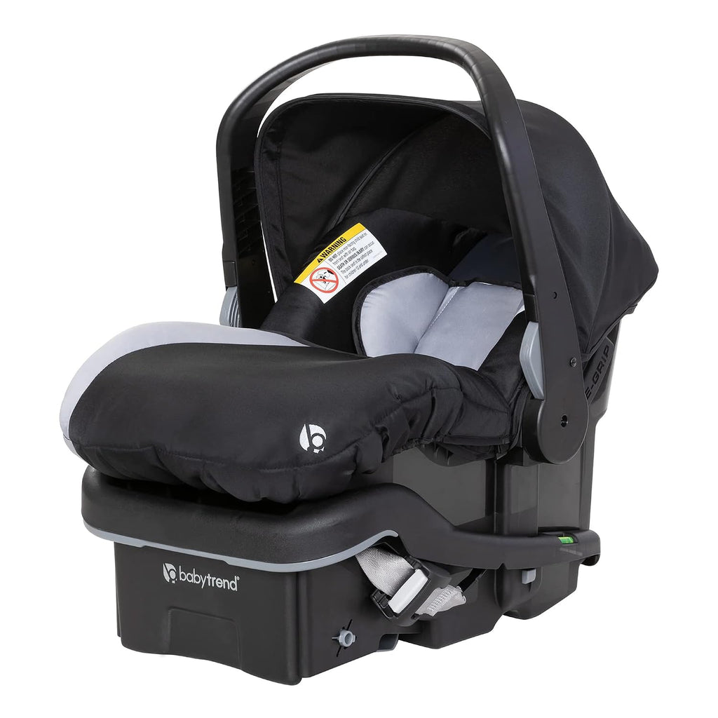 Baby Trend Infant and Toddler Double Stroller & Car Seat Combo, 2 Pc Set, Stormy - Lightweight and Compact Travel Stroller and Carseat Tandem for Babies, Infants, and Toddlers