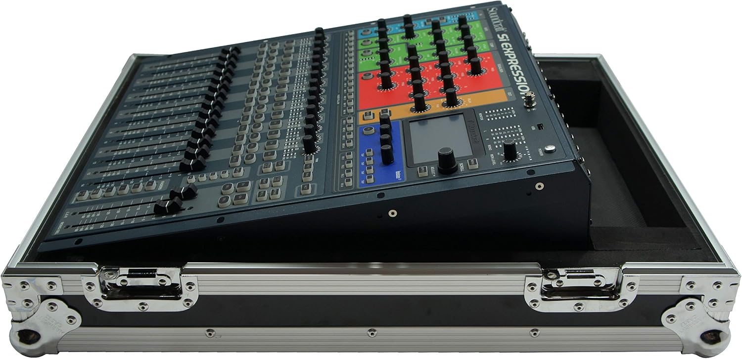 Harmony Audio HCSIEX 1 Flight Transport Road Case Compatible with Soundcraft Si Expression 1 Mixer