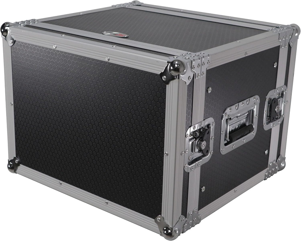 ProX X-8UE 8U Deluxe Effects Rack Case 14 In Deep Rail to Rail