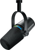 Shure MV7i Smart Microphone – USB-C & XLR Mic for Podcasting, Music & Streaming with Built-in Audio Interface, Auto Level Mode, Advanced DSP, All-Metal Design, Black