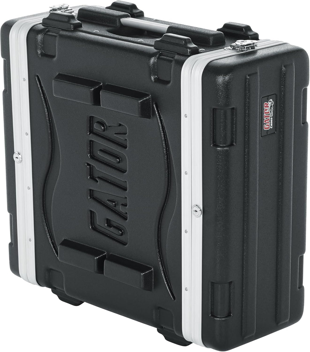 Gator Cases Lightweight Molded 4U Rack Case with Heavy Duty Latches, Standard 19.25' Depth, (GR-4L)