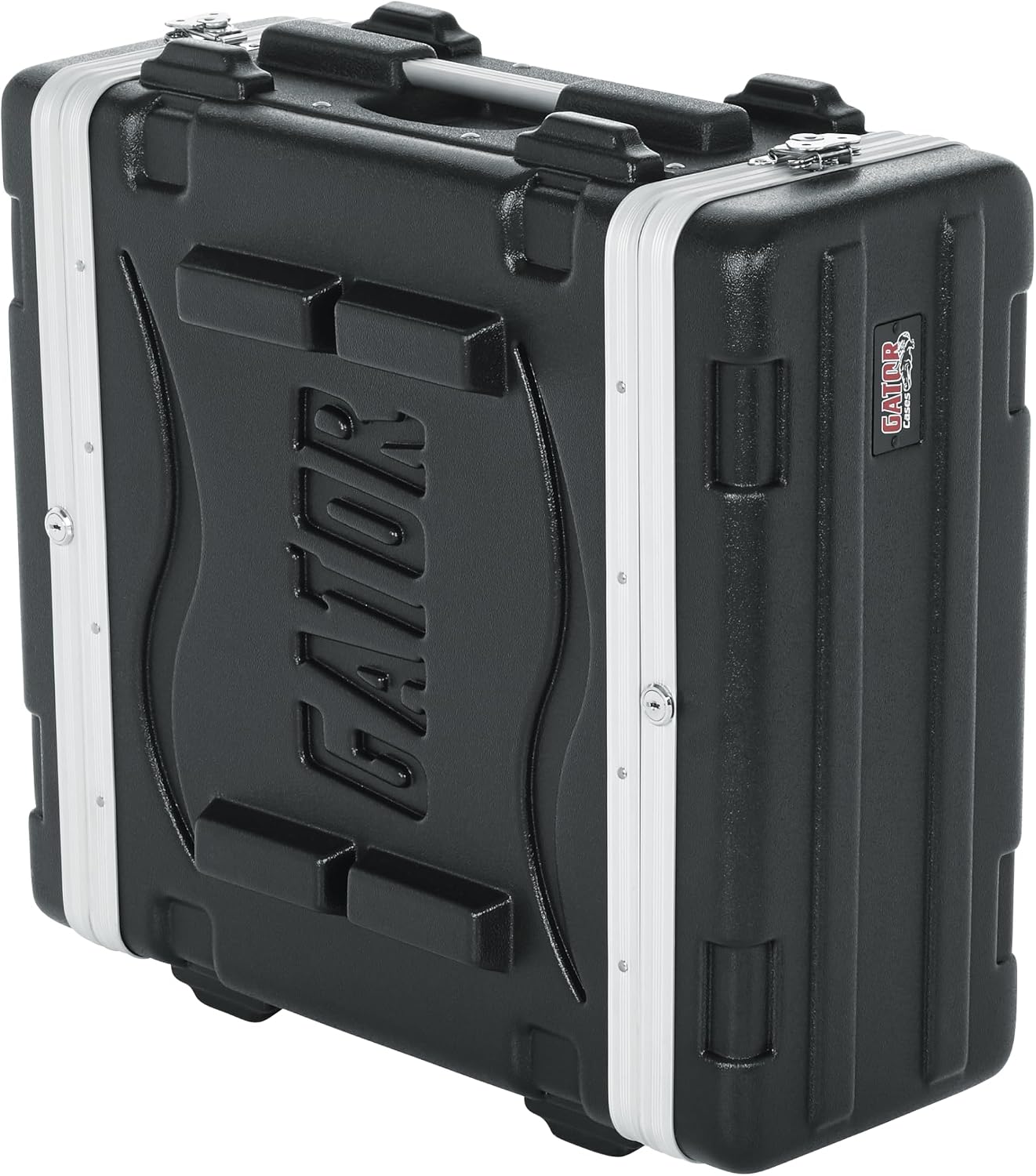 Gator Cases Lightweight Molded 4U Rack Case with Heavy Duty Latches, Standard 19.25' Depth, (GR-4L)