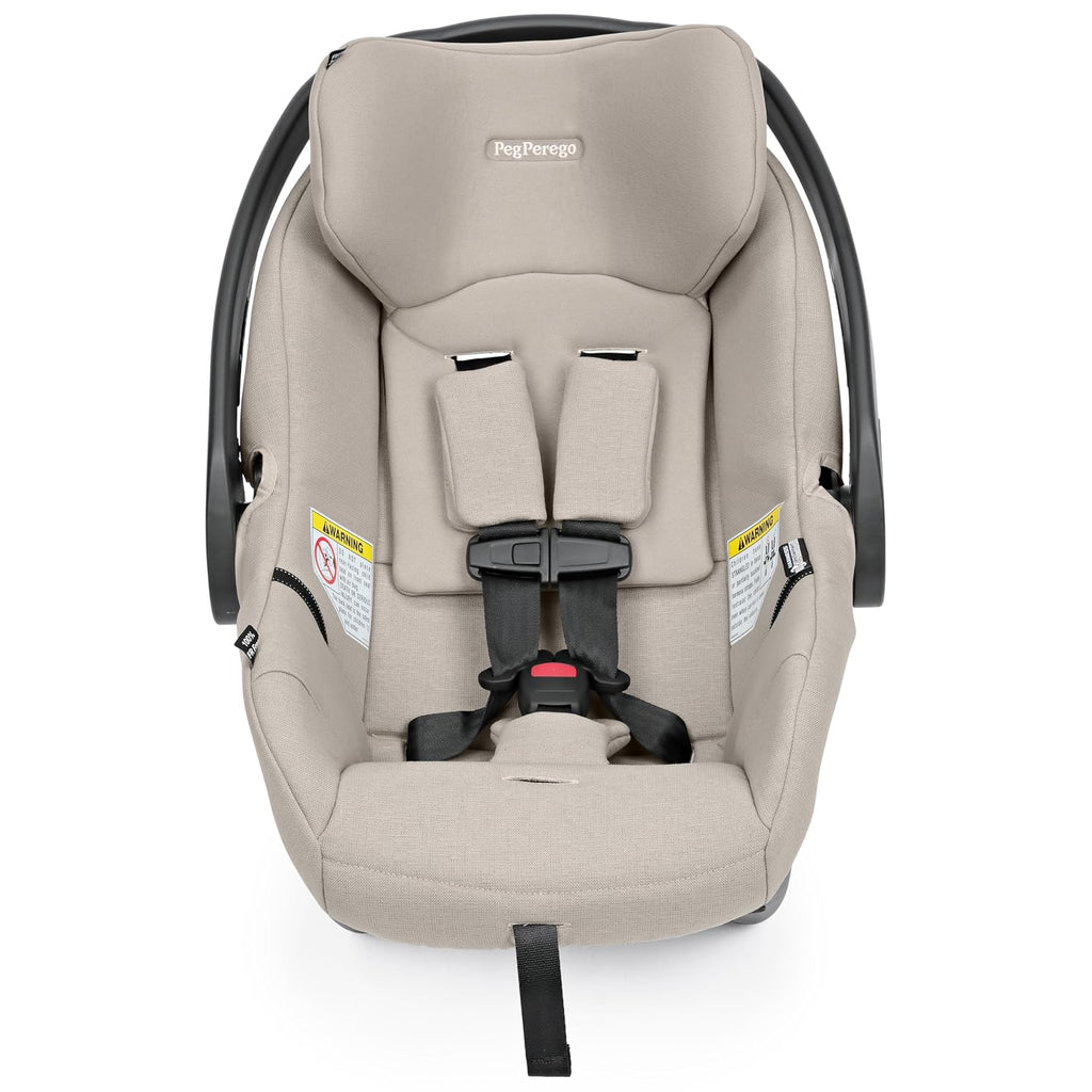 Peg Perego Primo Viaggio Nido - Rear Facing Infant Car Seat - Includes Base with Load Leg & Anti-Rebound Bar - for Babies 4 to 30 lbs - Made in Italy - Astral