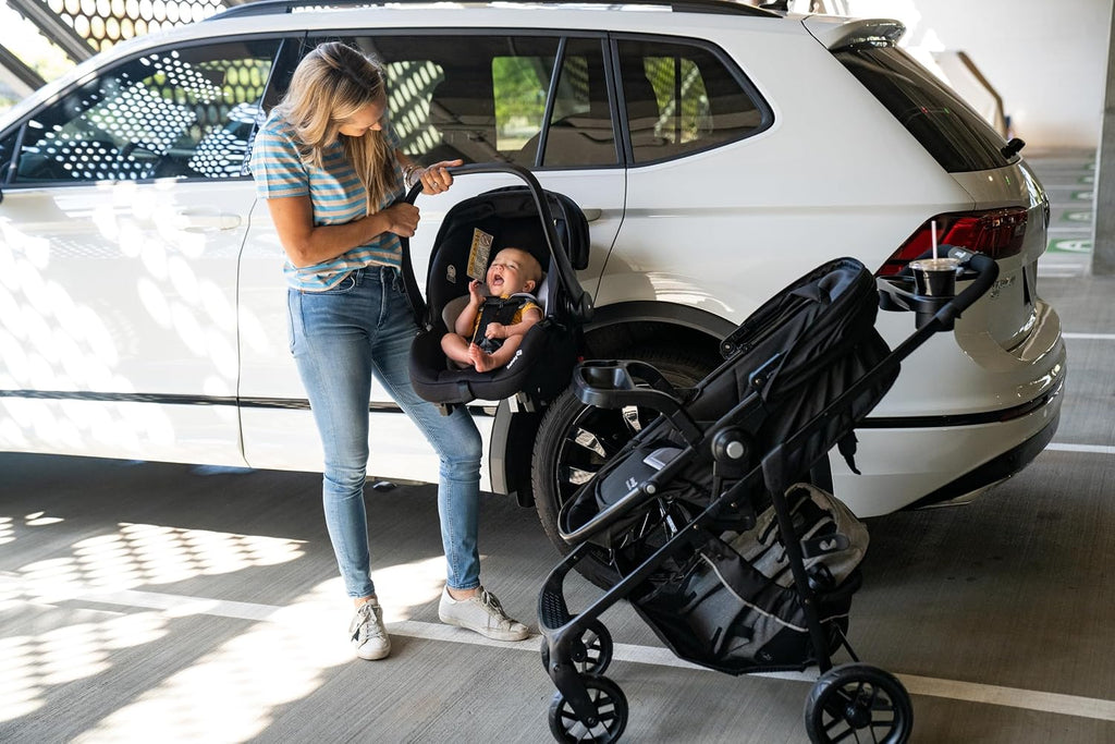 Safety 1st Grow and Go Flex 8-in-1 Travel System, Infant Car Seat Stroller Combo, Orchid Bloom