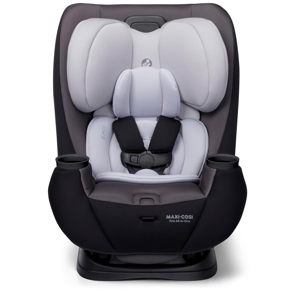 Maxi-Cosi Pria All-in-One Convertible Car Seat, Infant to Toddler Car Seat, Easy-Install Harness, Machine-Washable Cover, 5-100 lbs, Blackened Pearl