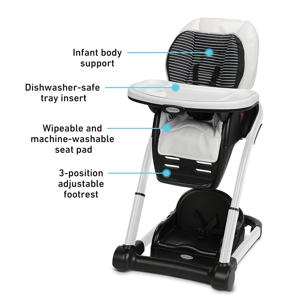 Graco® Blossom 6 in 1 Convertible High Chair Studio 22.5x41x29 Inch (Pack of 1)