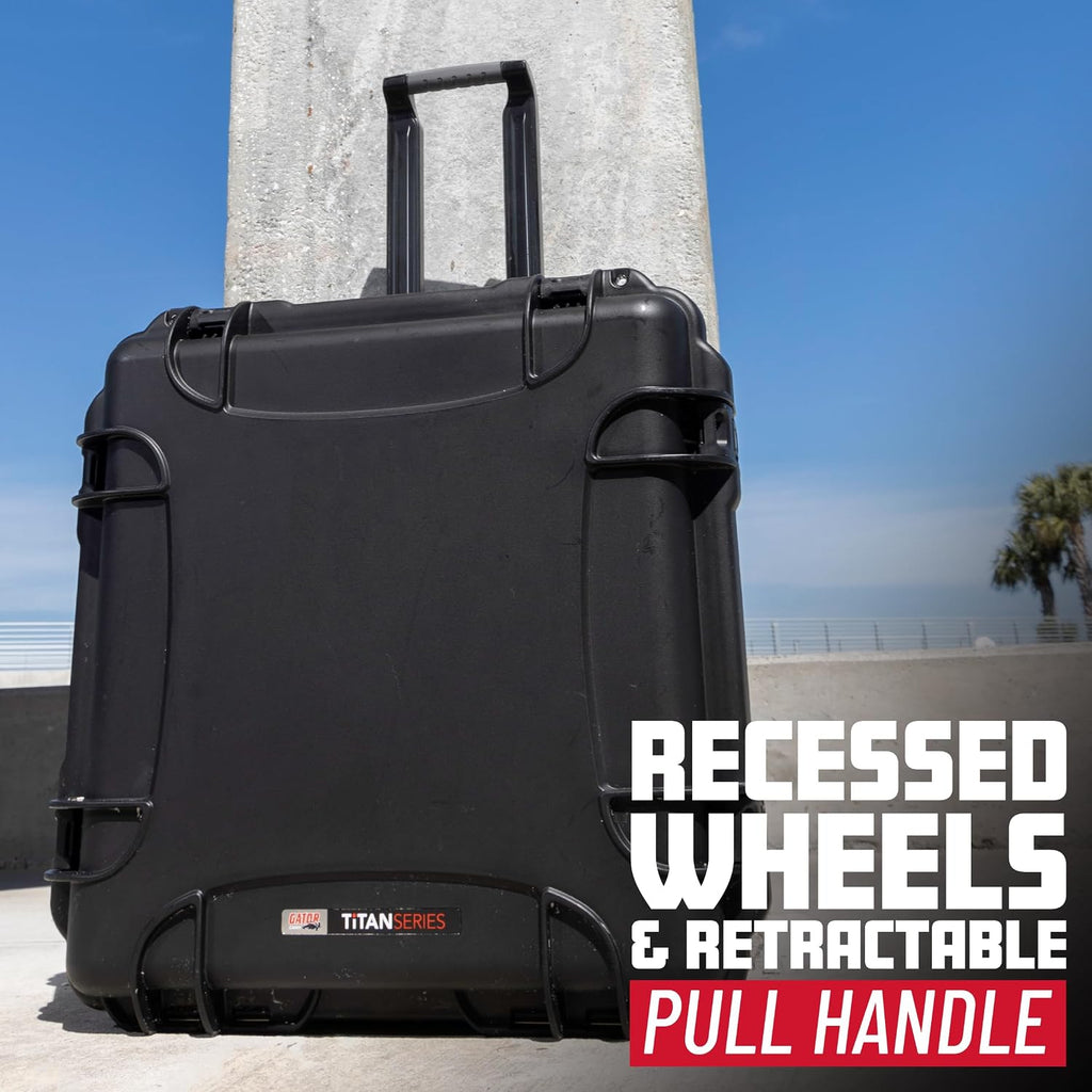 Gator Cases Titan Series Waterproof Utility/Equipment Case with Diced Foam Insert, 20.5' x 11.3' x 7.5' (GU-2011-07-WPDF)