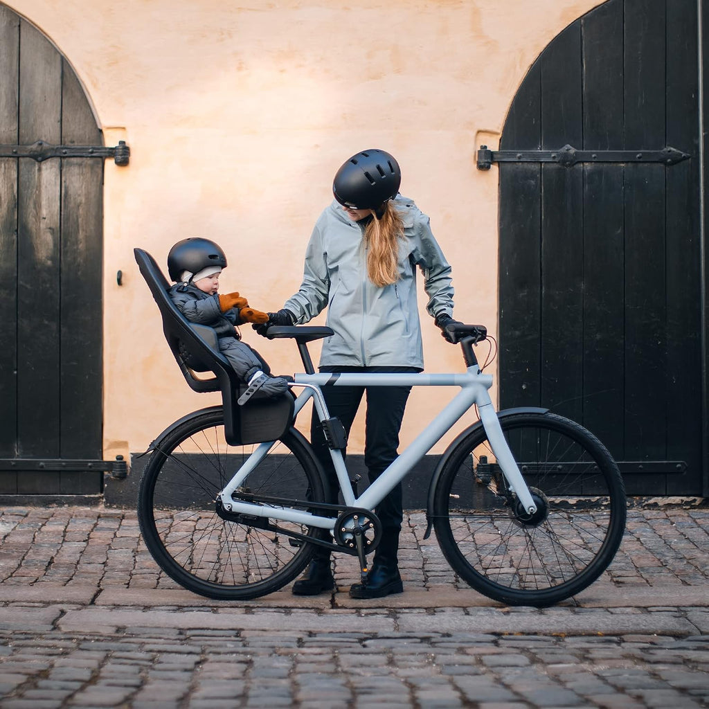 Thule Yepp 2 Mounted Child Bike seat, Adjustable footrests, 5-Point Harness and Easy to Mount Design