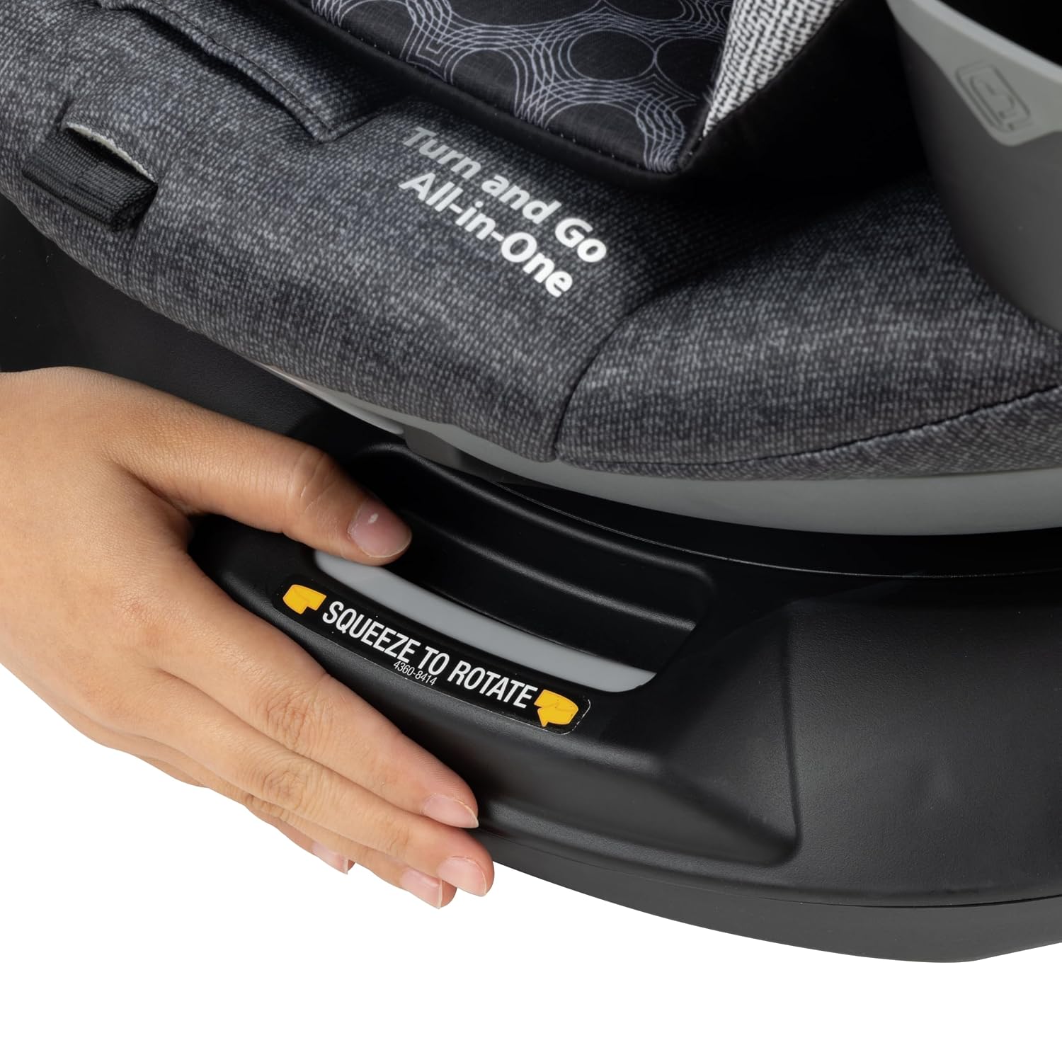 Disney Baby Turn and Go 360 Rotating All-in-One Convertible Car Seat, Vintage Mickey Mouse