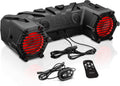 BOSS Audio Systems ATV30BRGB ATV Speaker System - 6.5 Inch Speakers, 1 Inch Tweeters, Built-in Amplifier, Bluetooth, Multi-Color Illumination
