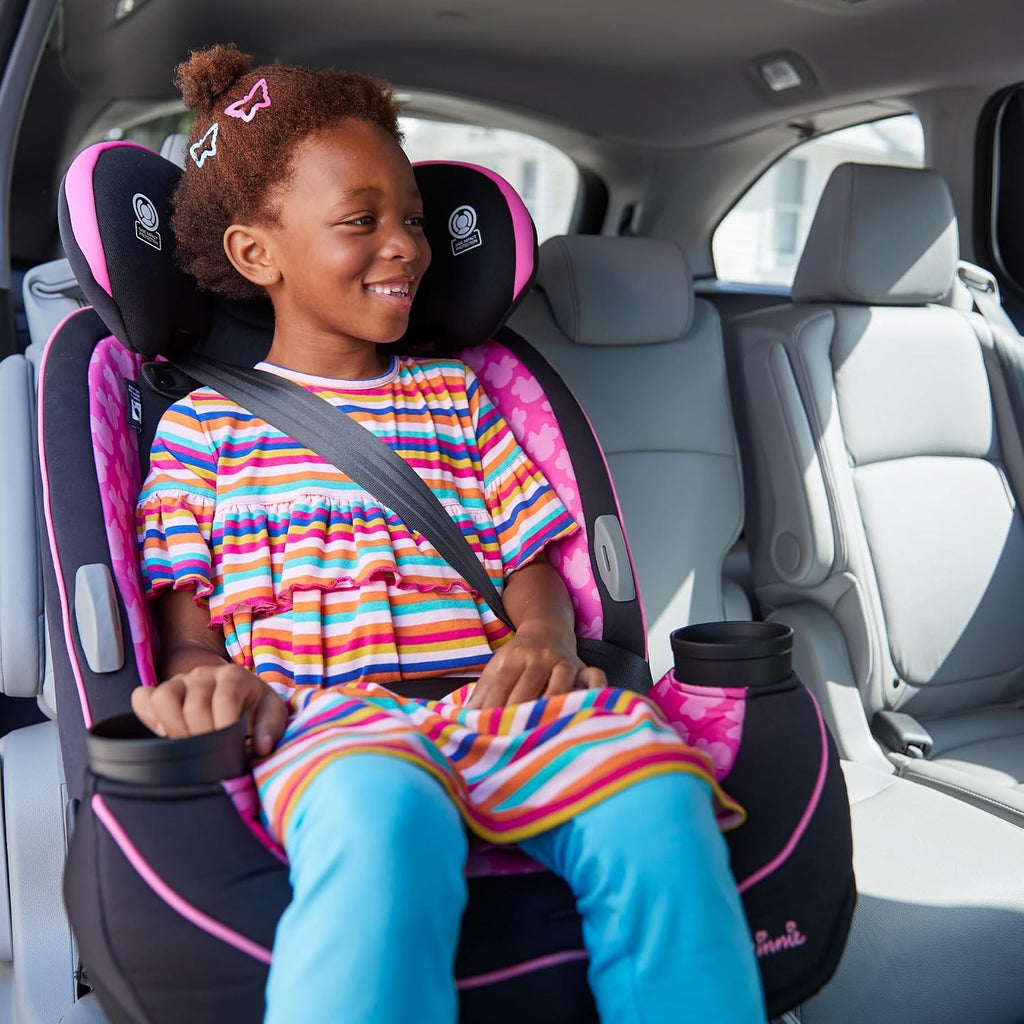 Disney Baby Grow and Go All-in-One Convertible Car Seat, Minnie Charm