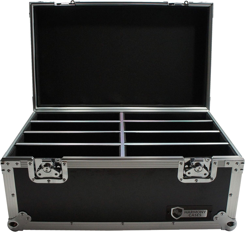 Harmony Audio Cases HC8SLIMPAR64 Light Flight Road Case Compatible with Chauvet SlimPAR 64 x 8