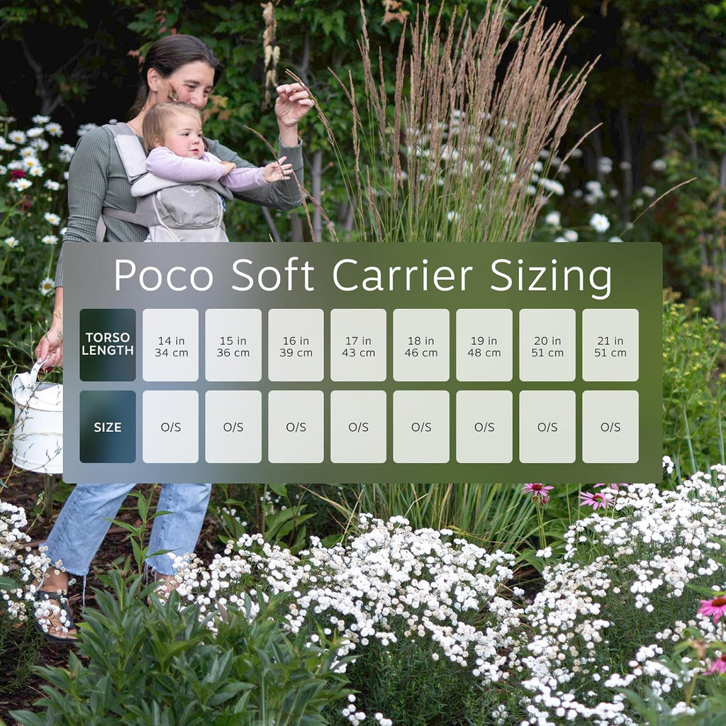 Osprey Poco LT Soft Convertible Baby Carrier for Newborns - Lightweight Ergonomic Toddler Sling