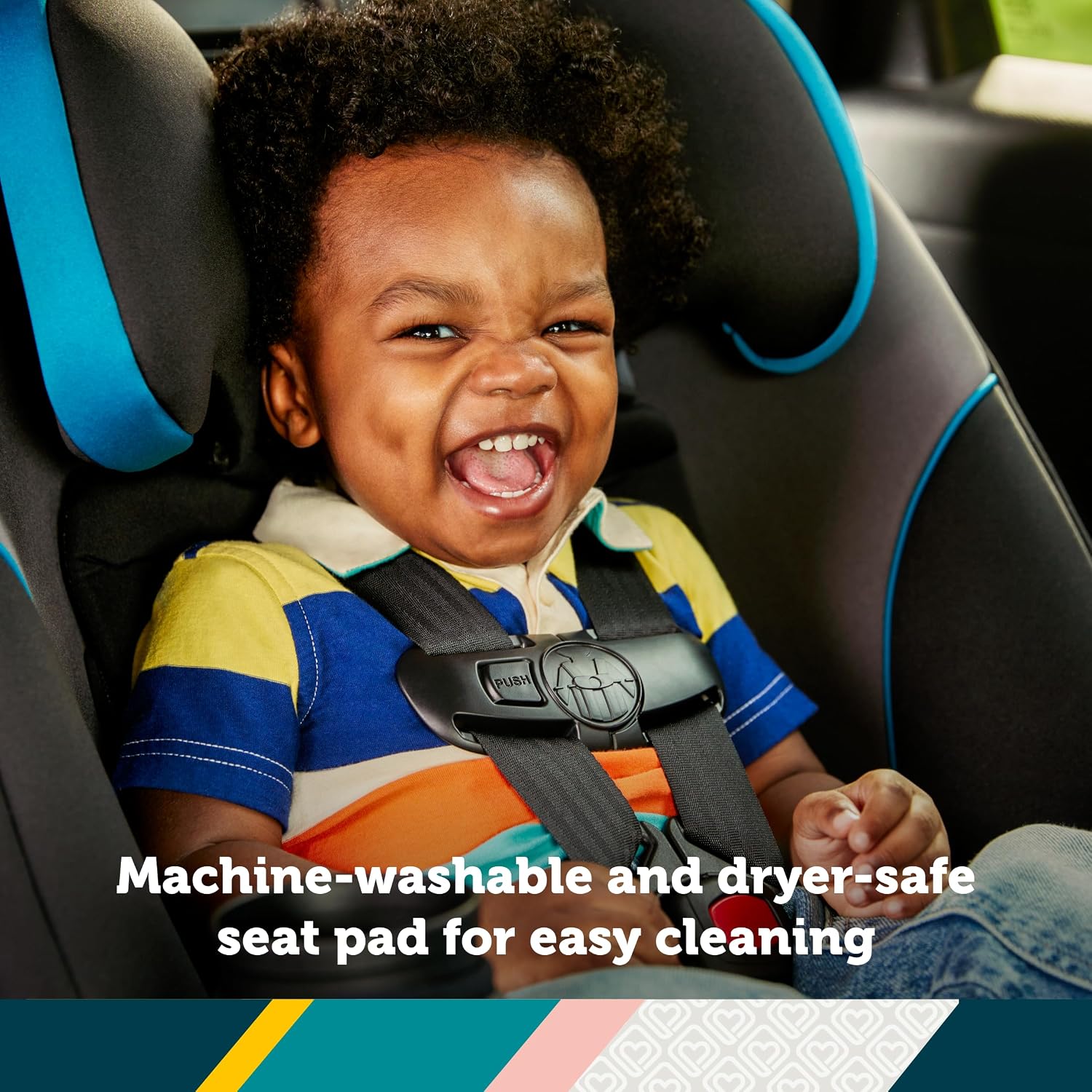 Safety 1st Crosstown Slim All-in-One Convertible Car Seat, Deep Sea