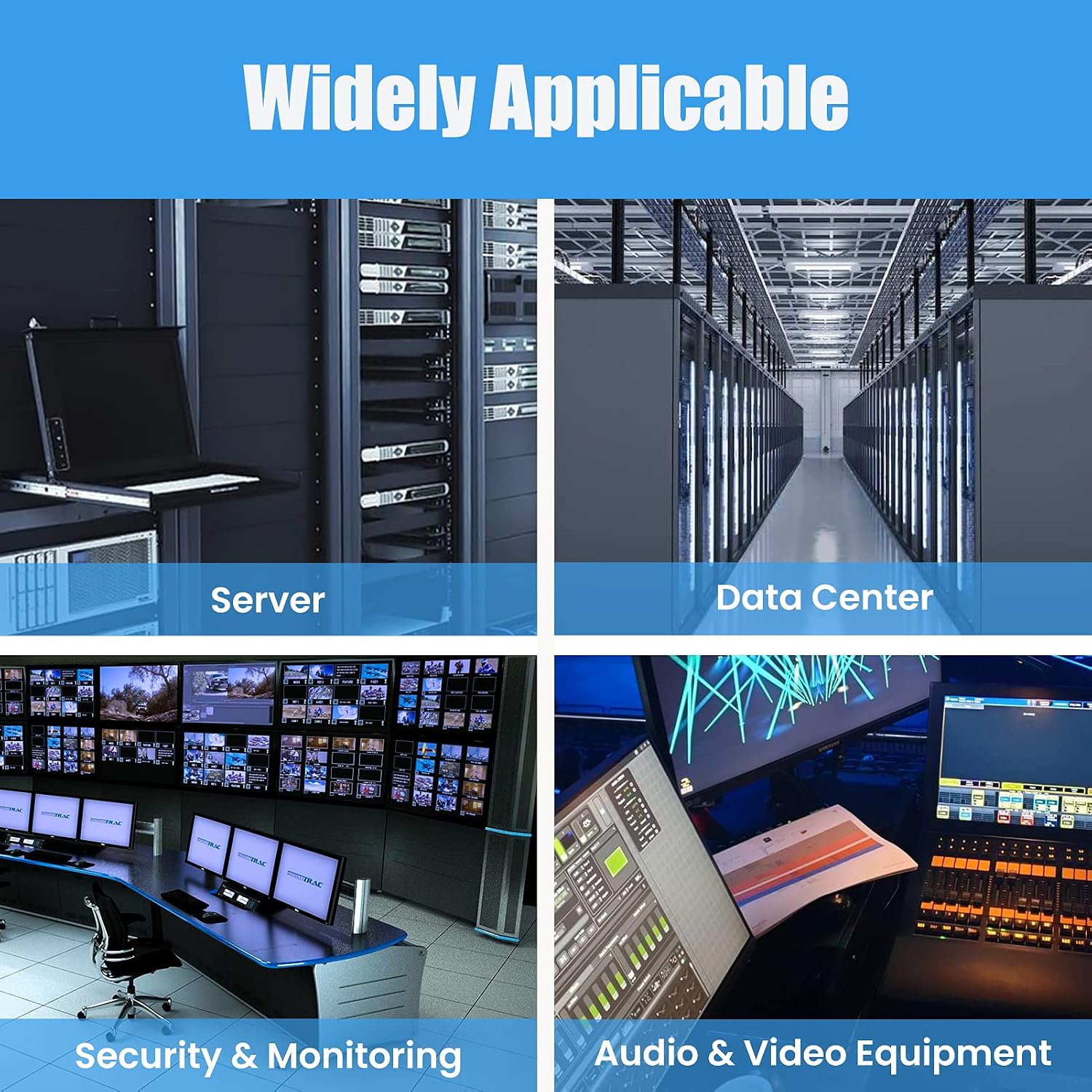 Open Rack 28U 4 Post Open Frame 19-Inch Data Network Desktop Server/Audio Rack