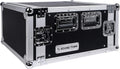 Sound Town 6U PA/DJ Rack/Road Case, 6-Space, with 21' Depth, Plywood, Metal Ball Corners - Pro Tour Grade (STRC-6U)