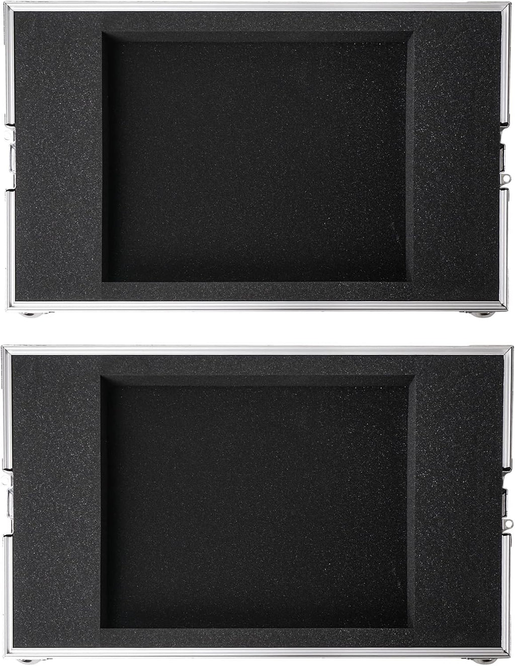 Sound Town Shock Mount 6U ATA Plywood Rack Case with 21' Rackable Depth, 6-Space Size, Pro Tour Grade (STRC-SP6U)