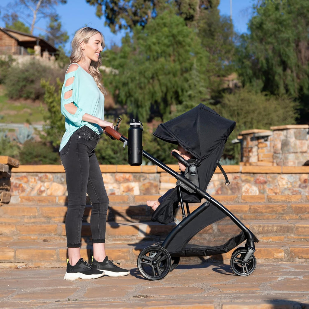 Baby Trend Passport Switch 6-in-1 Modular Travel System with EZ-Lift Plus Infant Car Seat, Midnight Cocoa