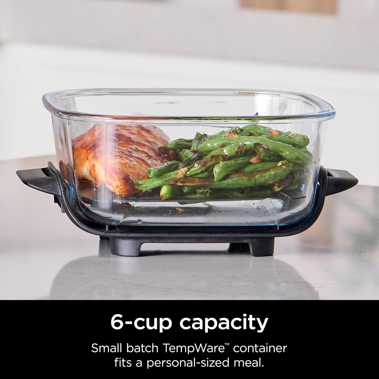 Ninja Air Fryer, 4QT Crispi System + 3 Containers with Storage Lids, Air Fryer, Microwave, Freezer & Dishwasher Safe, Non Toxic Portable Cooking System, Compatible with Ninja FN100 Crispi Series
